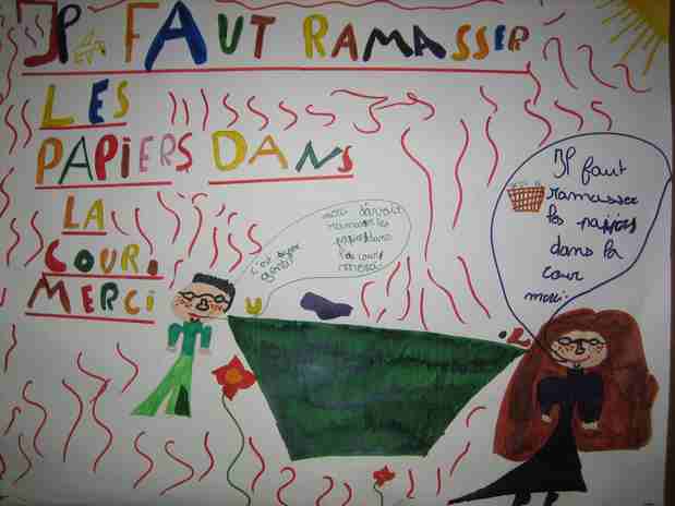 Les Images Ne S'affichent Pas Sur Certains Sites École élémentaire Pâquerettes - Nanterre - Les papiers dans la cour